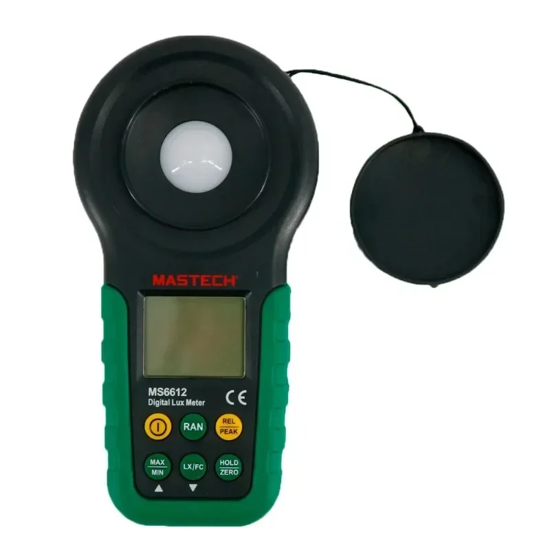 

Мультиметр MasTech с цифровым дисплеем MS6612 Lux Meter Многофункциональный диапазон измерения света 0,00- 200000