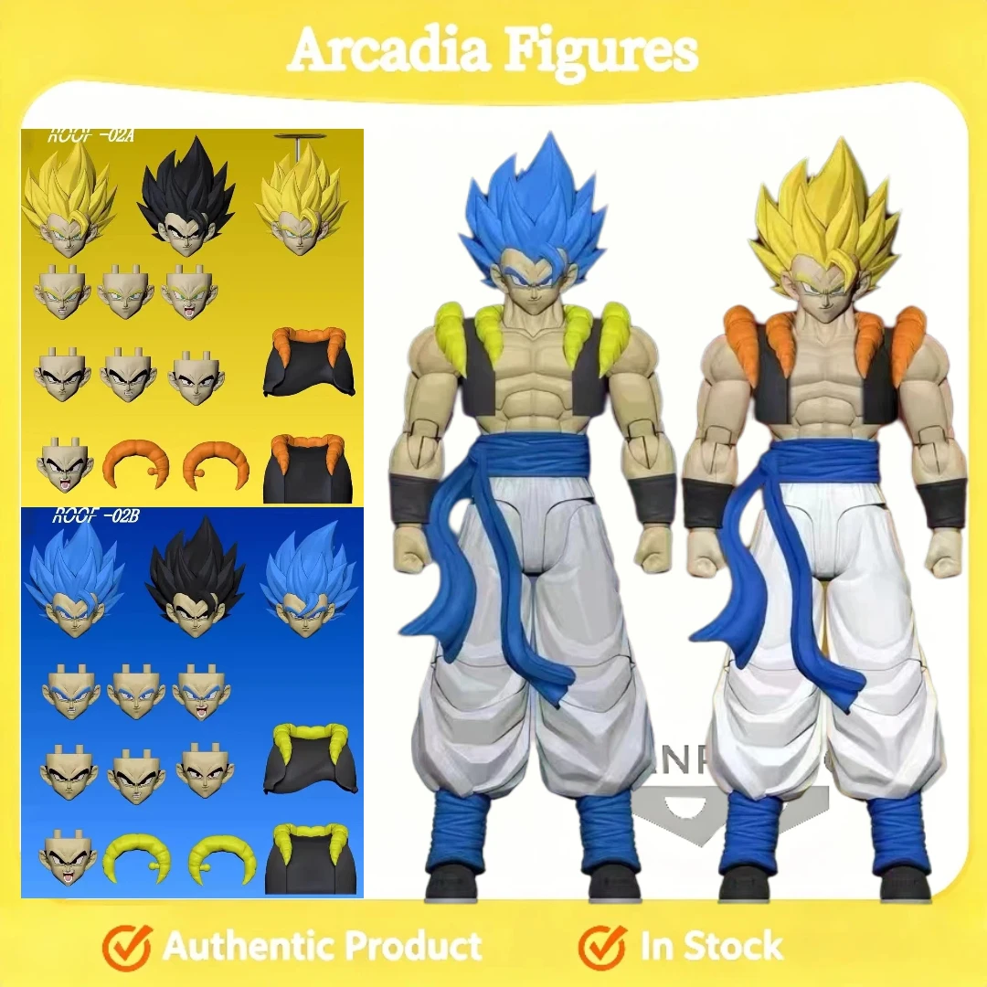 [In Stock] Dragon Ball Z SHF Mushroom Super Match Muay Thai Monk Hell Gogeta KAMIONE-02A/02B Anime Collectibles Doll Toy Figures