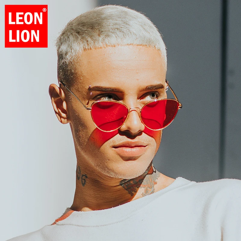 

LeonLion 2023 Retro Cateye Sunglasses Men Cat Eye Glasses Men/Women Vintage Eyeglasses Female Ladies Gafas De Sol Mujer UV400