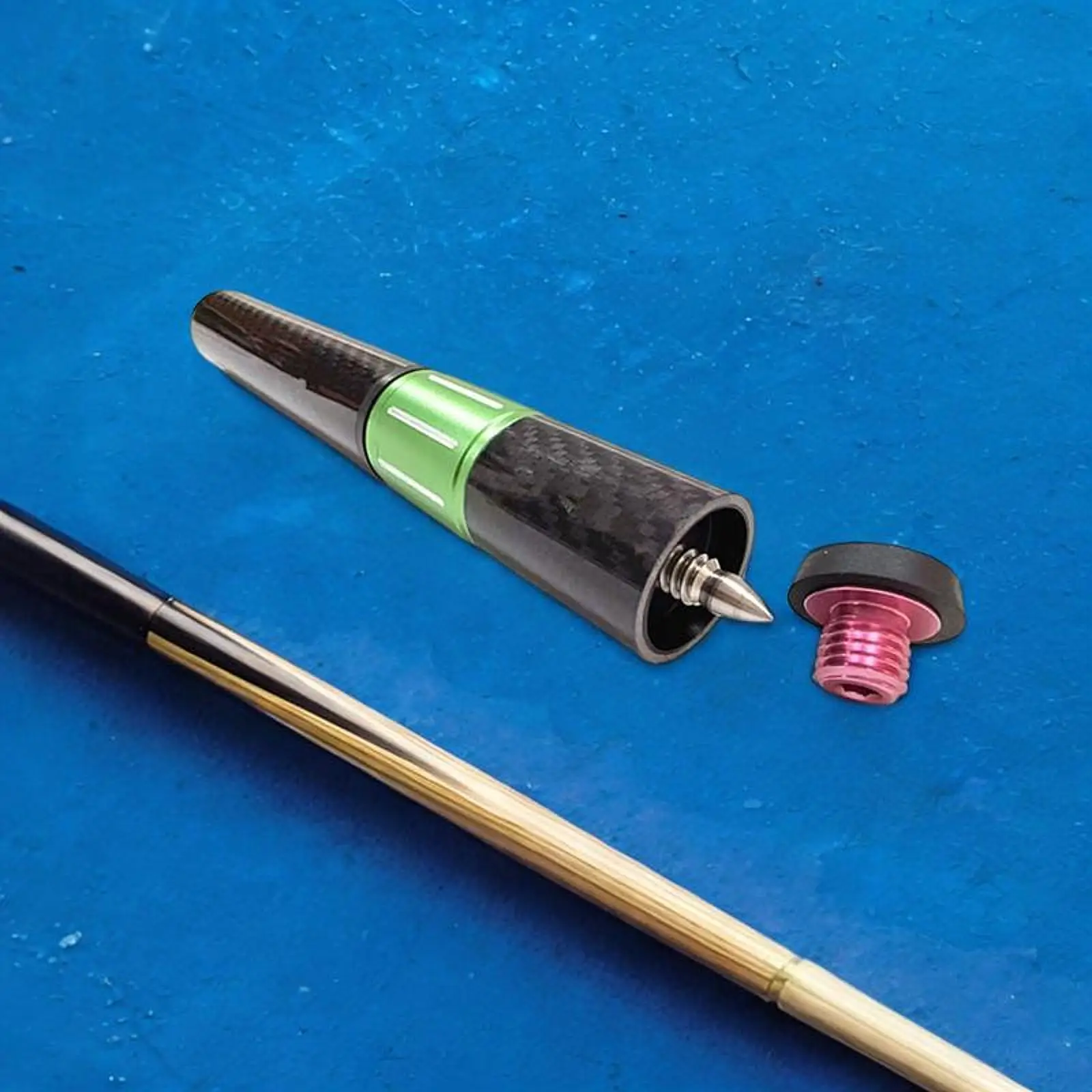 

Pool Cue Extension Carbon Fiber Billiards Supplies Enthusiast Retractable