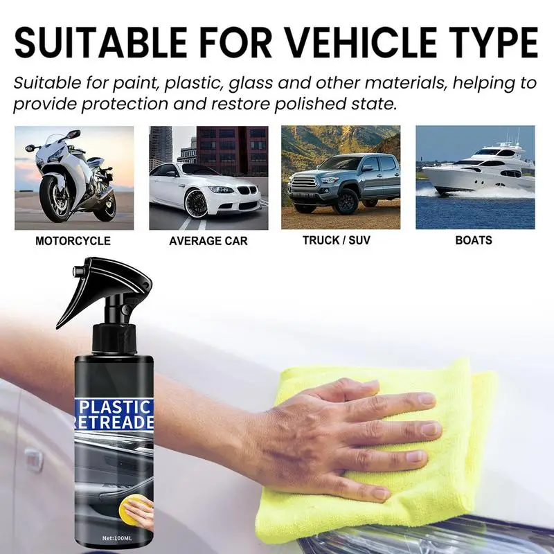 Car Upholstery Cleaner Powerful Car Wash Spray Car Cleaning Spray Versatile Interior Detail Spray Car Cleaning Supplies For Car