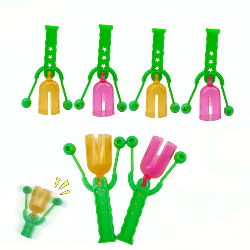 10Pcs Funny Cute Party Rave Cheering Hand Rattles Children's Show Cheerleading Cheerleading Hand Bells Toy Holiday Birthday Gift