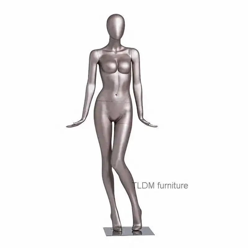 Female Full Body Gathered Underwear Model Props High-end Golden Bra Display Stand American Mannequin Clothes Dummy Manikin Torso