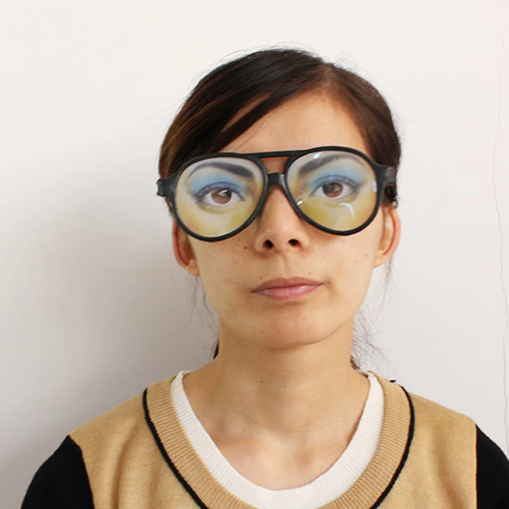 

Забавные очки, пластиковый реквизит для фотосессии, солнцезащитные очки, товары для вечеринок, узор для глаз