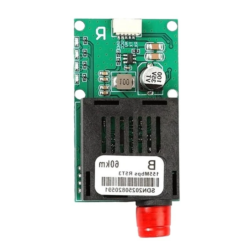 【value-money】av-vcc-gnd-光ファイバートランシーバーモジュール-60km-ttl-fcインターフェース-光端末機器-rx