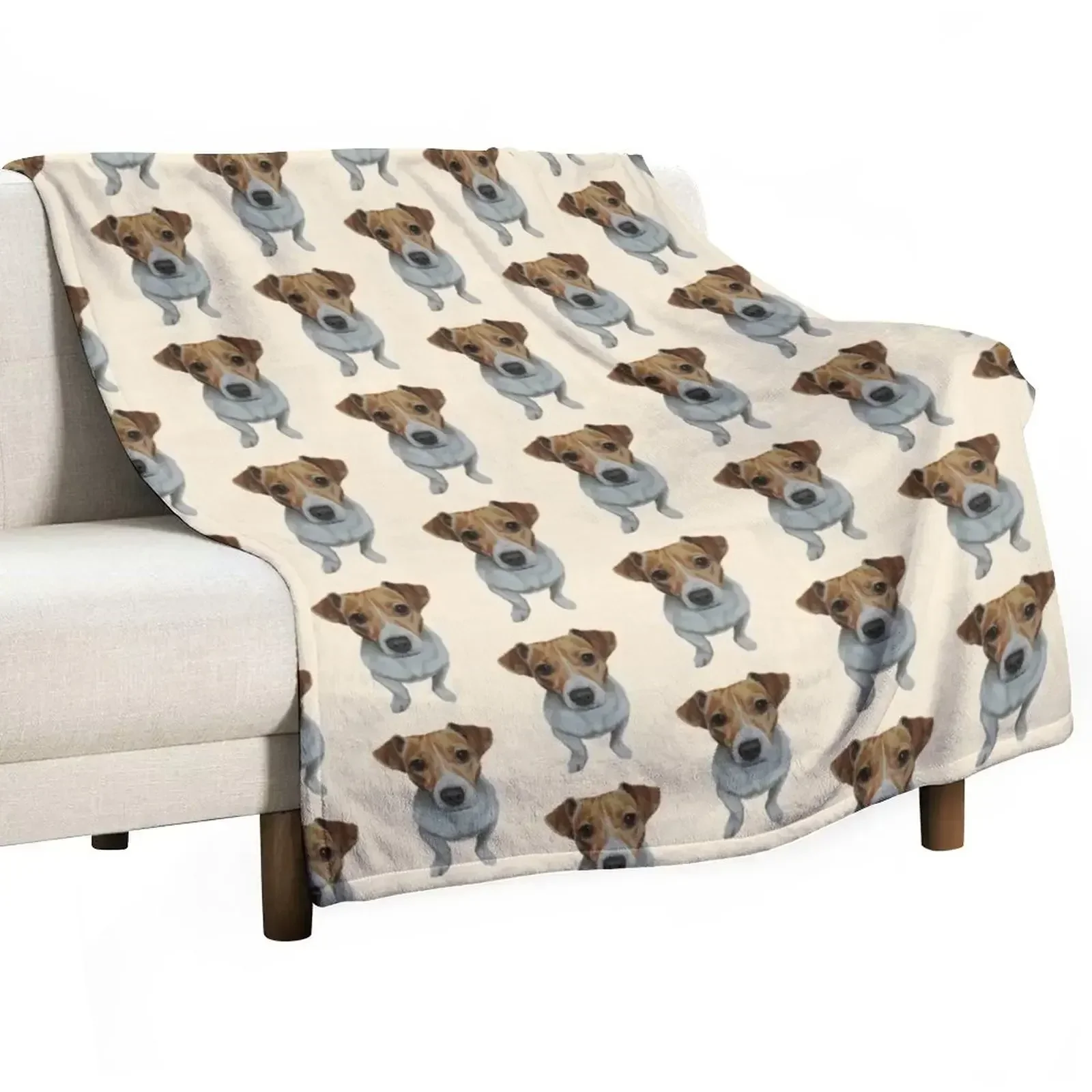 Sky the Jack Russell Terrier Throw Blanket Luxury St Plaid Beautifuls Blankets