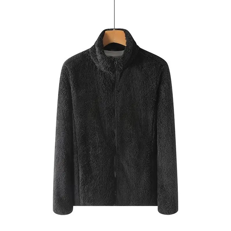 レディース用コージーな二重層コーラルフリース暖かいプルオーバー、2025年冬新作、ソフトなサーマルスウェットシャツスタイルのコート、女性用アウトドアウェア