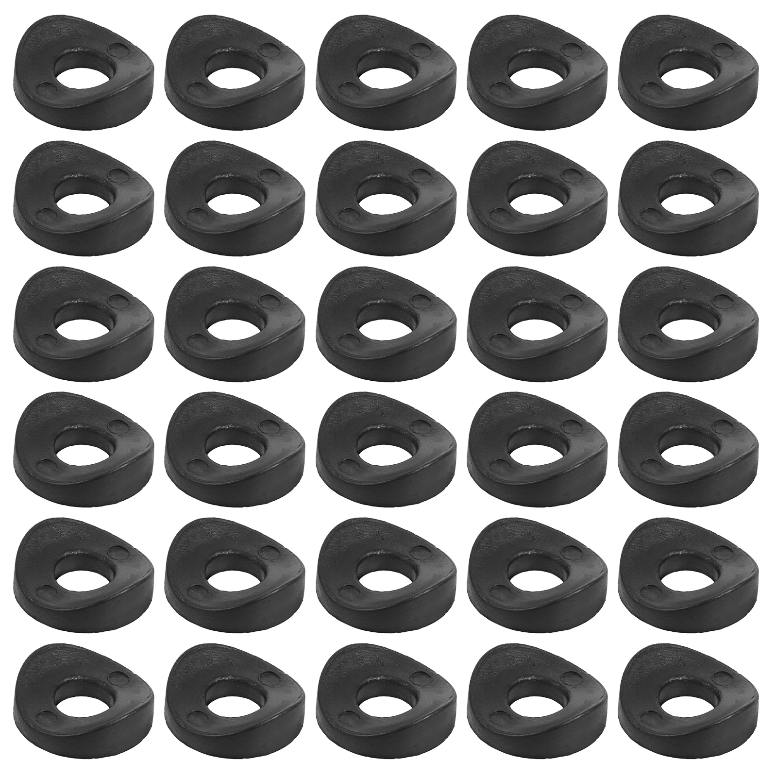 100pcs Duckbill Washers Plastic Heavy Duty Humid Resistant Lightweight Furniture Repair Connector Rubber Washer Toilet