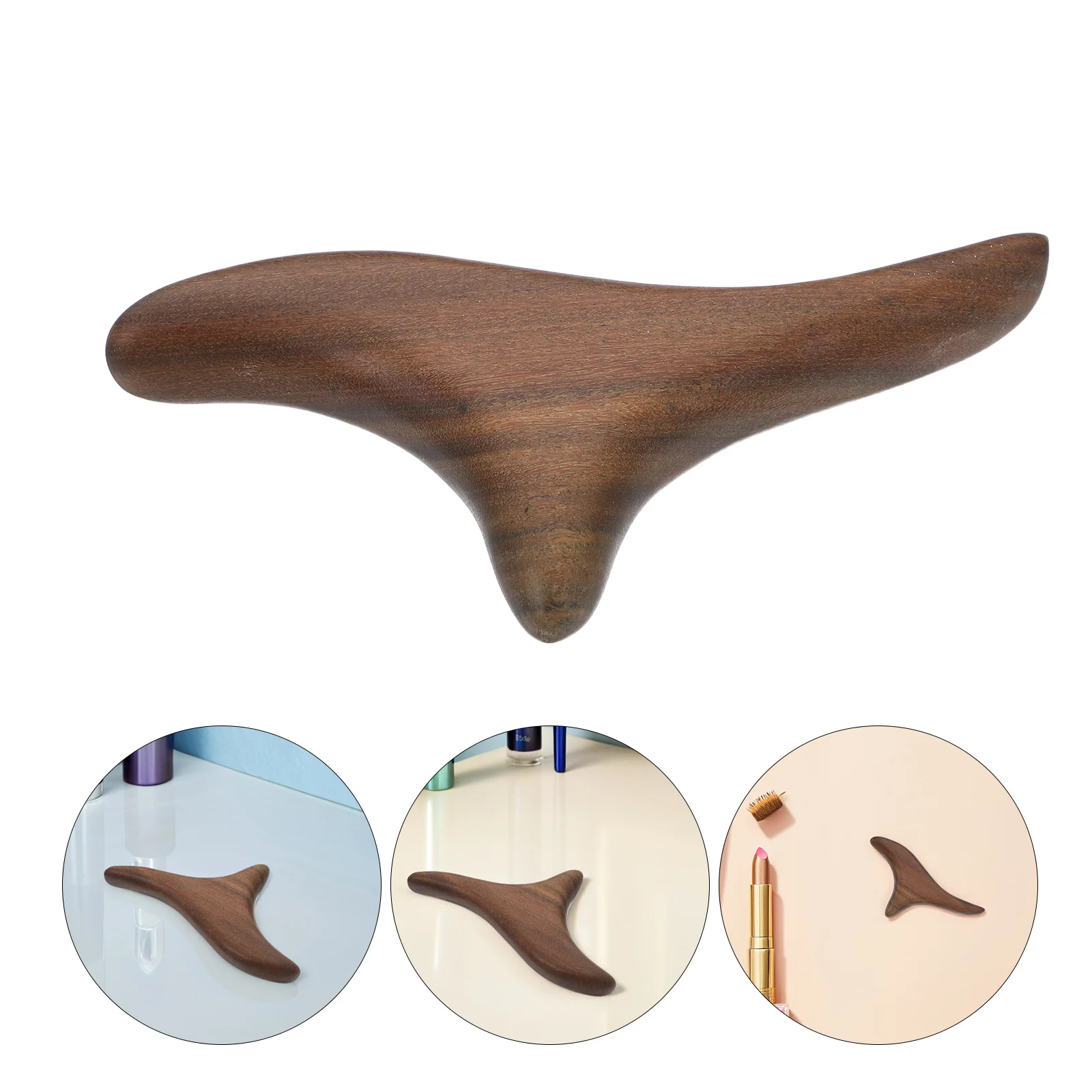 

1 комплект, массажер для ног из зеленого сандалового дерева, деревянный терапевтический инструмент для массажа акупунктурных точек, портативный гуа-ша, соскабливание тела, лица, облегчение мышц