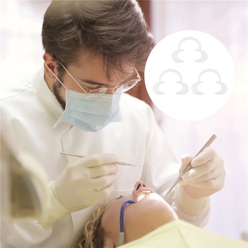 AA80-3 Stuks Autoclaveerbare Tanden Whitening Lip & Wang Retractor Tandarts Mond Opener Herhaal Gebruik