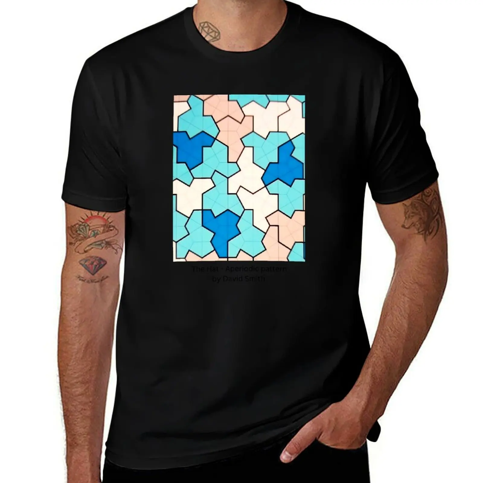 

The Hat - Aperiodic Pattern by David Smith T-Shirt man t shirt graphic anime t shirts for man t shirt man casual T-Shirt