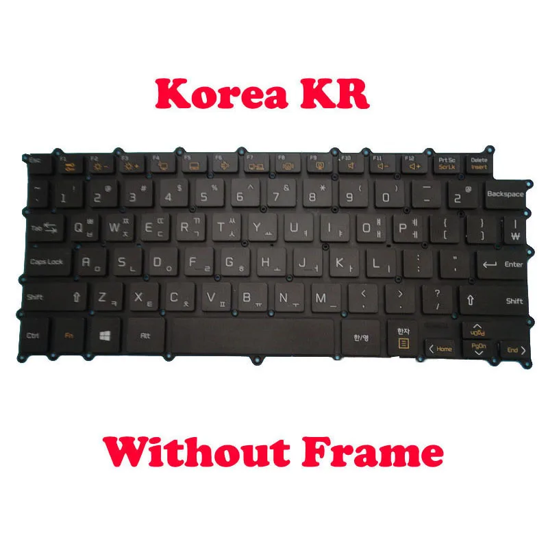 

Клавиатура с подсветкой KR для LG 13Z980 13ZD980 SG-91000-2VA AEW73969833 SG-91000-XRA AEW73969831 SG-91000-XUA AEW73969832 SN3871Korea