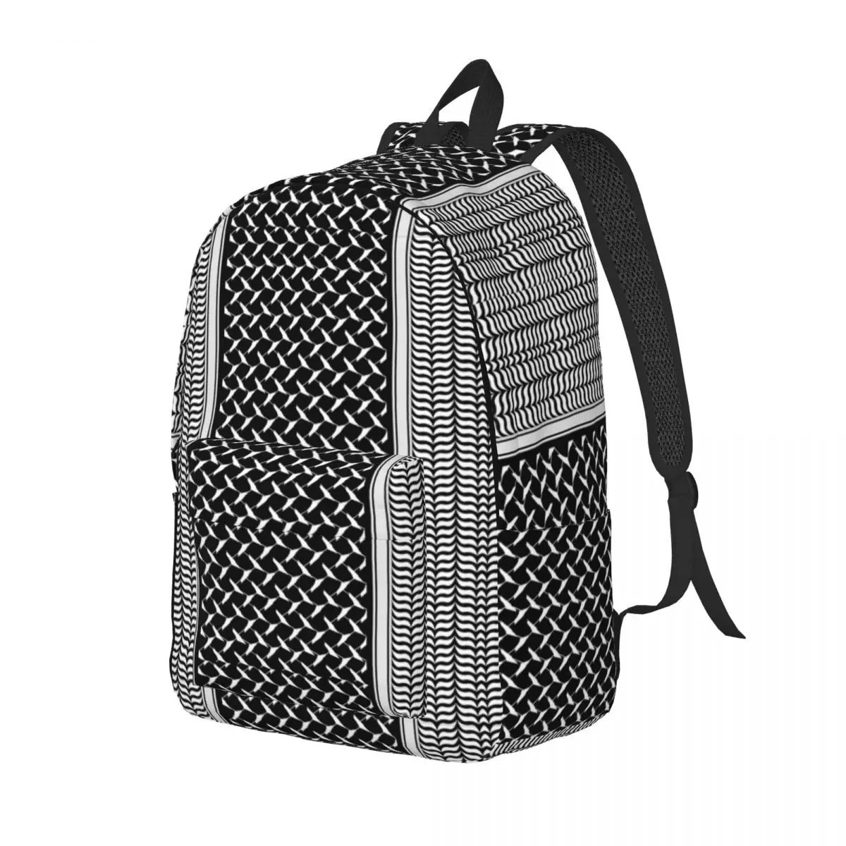 Keffiyeh-Sac à dos carte de la Palestine pour hommes et femmes, sac à dos en toile, sac à dos de voyage, sac de voyage, sac de lycée décontracté, cadeau universitaire