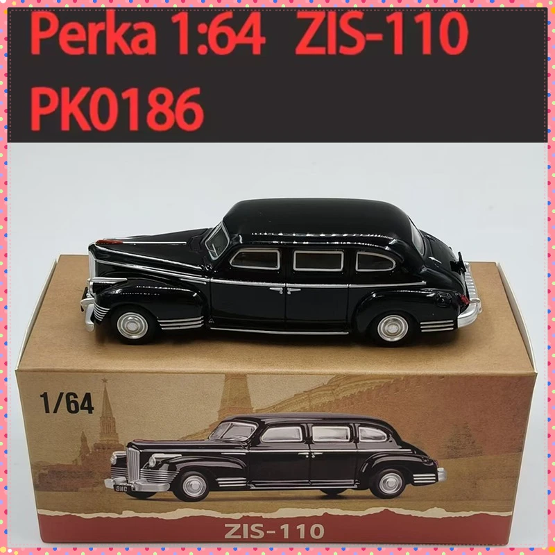 

Модель Perka 1:64 советский ZIS-110 седан, модель автомобиля из сплава, орнамент, сувенир, коллекция, подарок для хобби