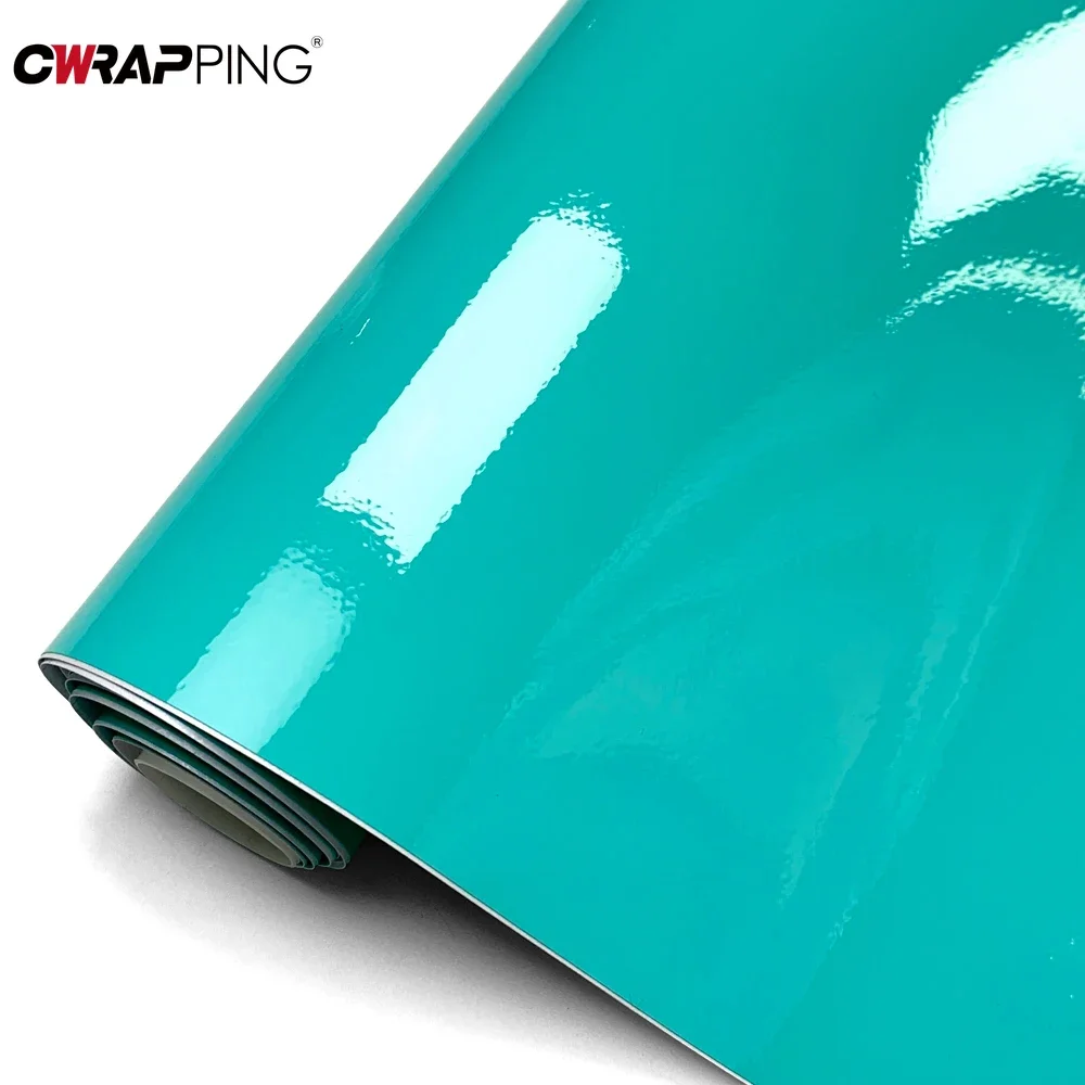 Tiffany Blue Automotive Vinyl for Motorcycle Vinyls Waterproof Motorcycles Air Release Car Wrap Film PVC Car Wrapping Sticker
