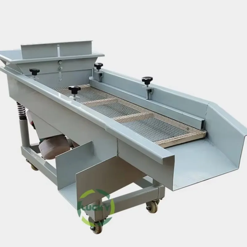 Hot Sale Stainless Steel Linear Sieve Marble Mine Granite Deposit Linear Vibrating Screen for Rice