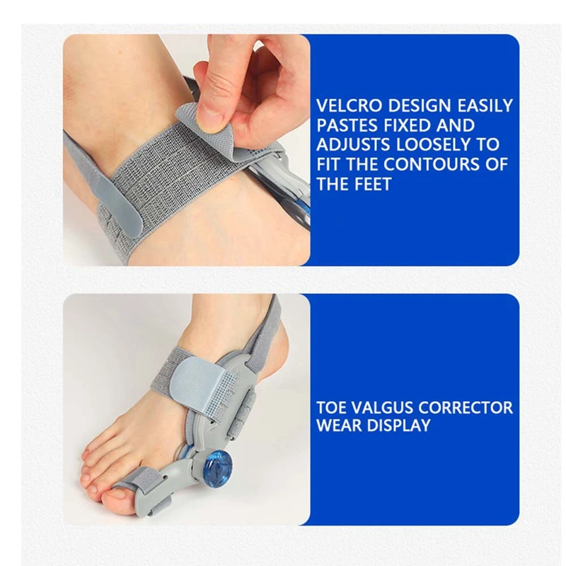 Bunion Corrector For Women & Men,Adjustable Toe Valgus Corrector Splint Straightener Finger Correction For Bunion Relief
