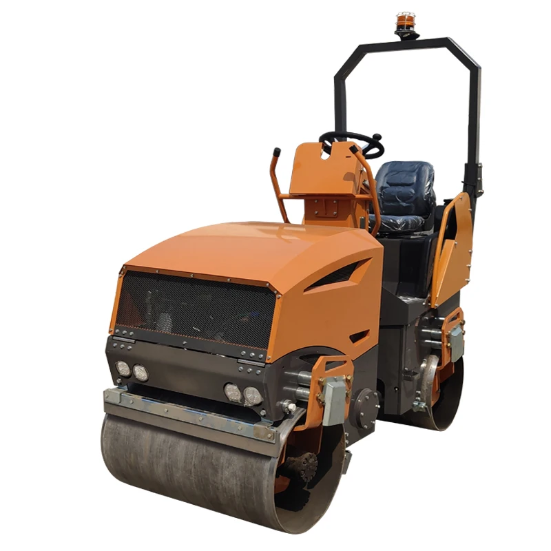 Vibratory Road Roller Double Drum Hydrostatic Drive for Rockfill Dam Foundation Railway Subgrade Heavy Earthwork Customized Sale