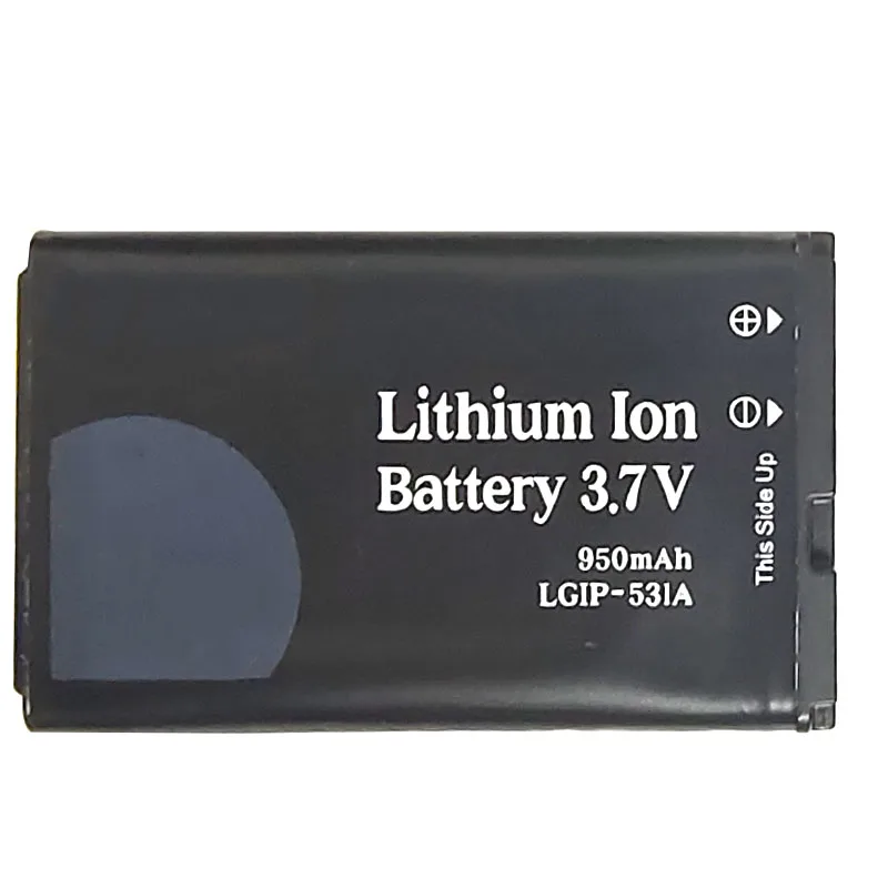 3.7V 950mAh High Quality LGIP-531A Battery For LG 320G VN170 GB100 GB101 GB106 GB110 GB125 GM205 GS101 KG280 5.0 Cell Phone