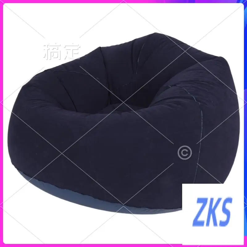 

ZZ-Large Inflatable Sofa Chair Bean Bag Flocking PVC Garden Lounge Beanbag Outdoor Furniture Camping Backpacking Bags