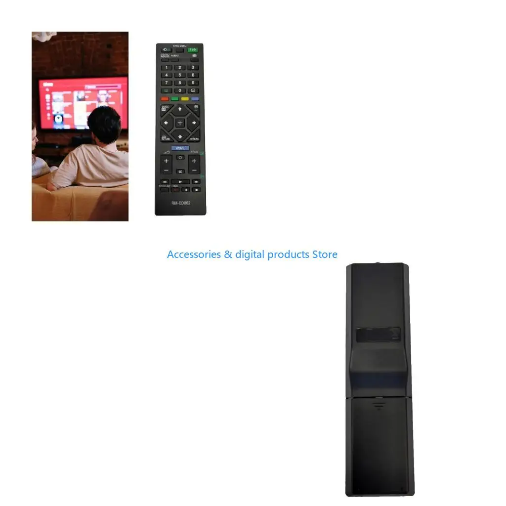 Remote Control 77JD untuk Pengganti Pengontrol RM ED062 LCD KDL-32R433B