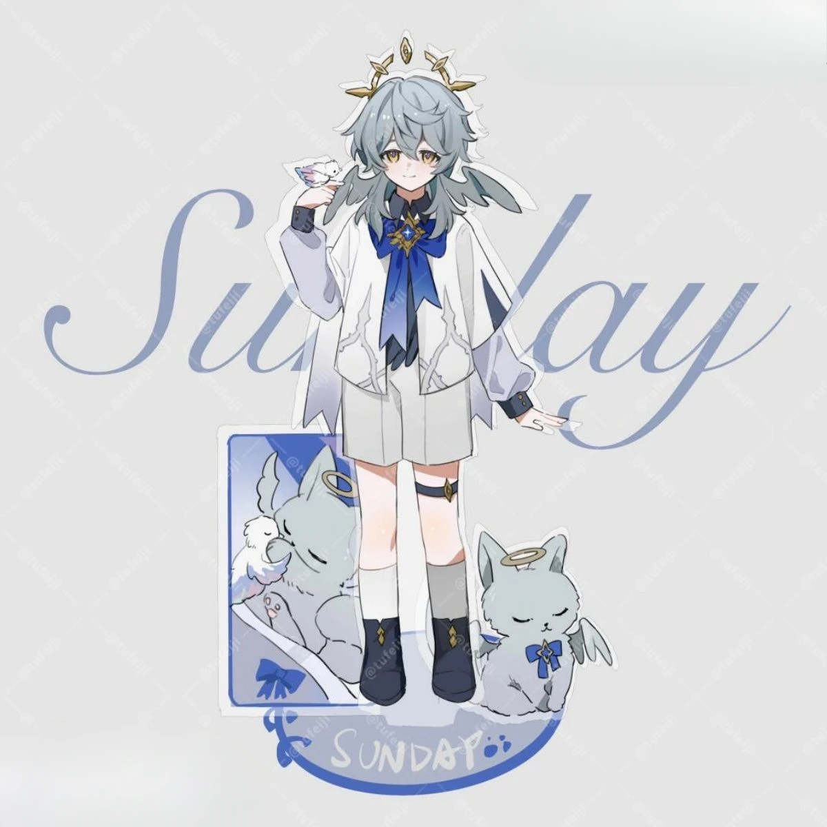 Honkai: Star Rail Peripheral Products Acrylic Standing Plate Sunday Creative Exclusive Design Brithday Gift for Best Friend