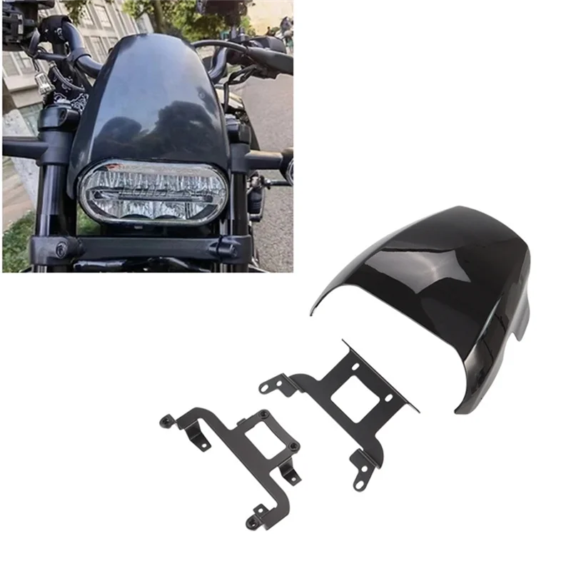 

Compact Motorcycle Head Light Lamp Front Cowl Headlight Fairing Cover For Sportster S 1250 RH1250 2021 2022 Spare Parts