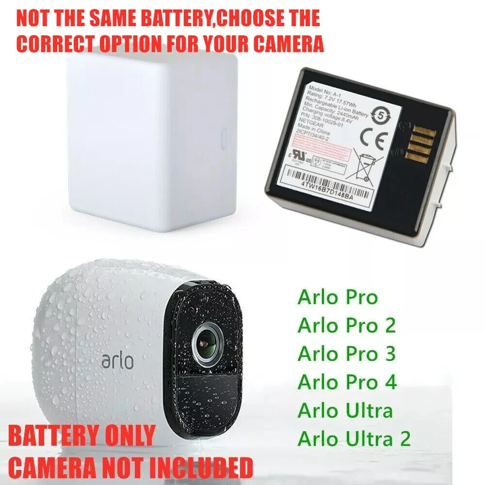 

OEM Genuine Battery For Arlo Pro 2 3 4 5 Arlo Ultra , Ultra 2 VMA4400 VMC4030 VMS4230 VMC5040 VCS4500C