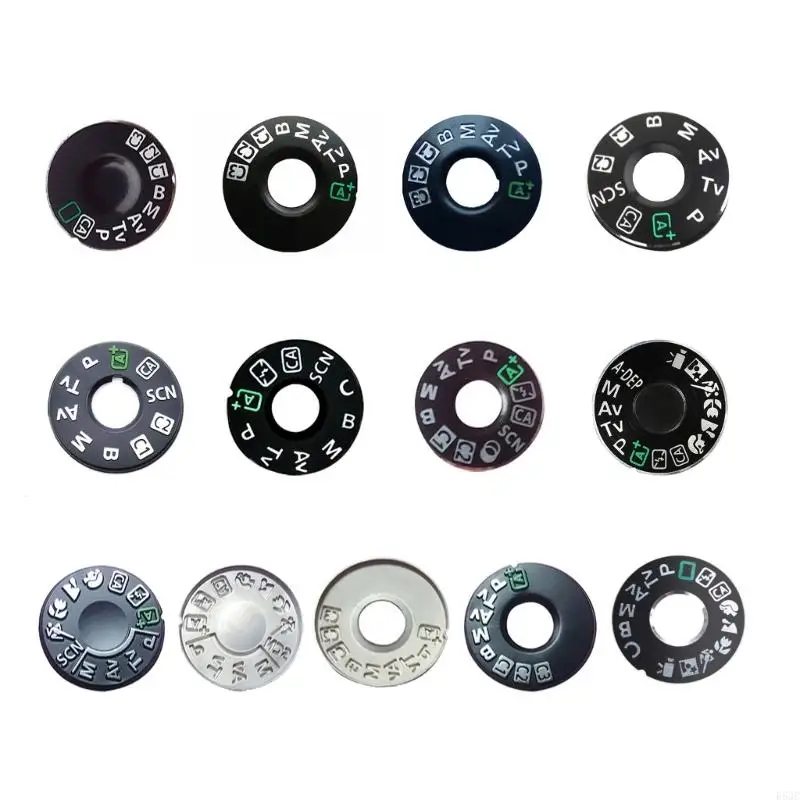 

652F New Top Cover Function Model Dial Button Label For 5D3 6D 6D2 5D4 70D 600D 60D 7D 5D2 700D Camera Dial Pad Turntable-Tag