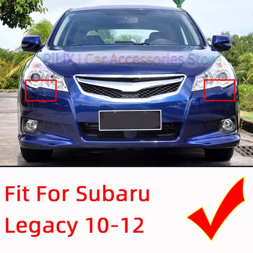 Imagen 2 del producto Tapa de boquilla de lavado de faros de parachoques delantero para Subaru Legacy 2010, 2011, 2012, tapa de chorro de pulverización, accesorios de coche