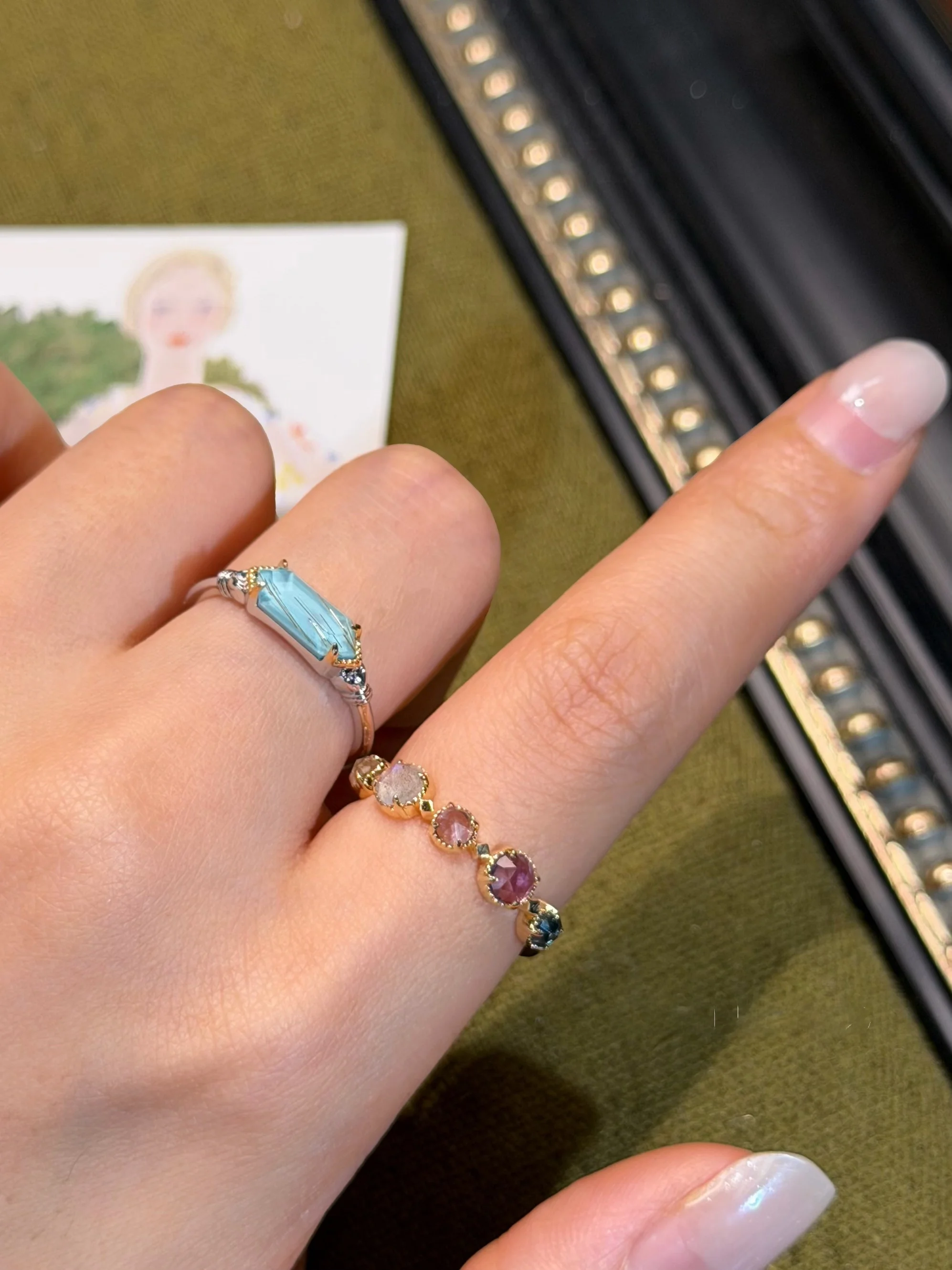 dopamine-combinaison-de-style-japonais-cristal-de-cheveux-dore-naturel-turquoise-bleue-optimisee-plaque-argent-pur-925