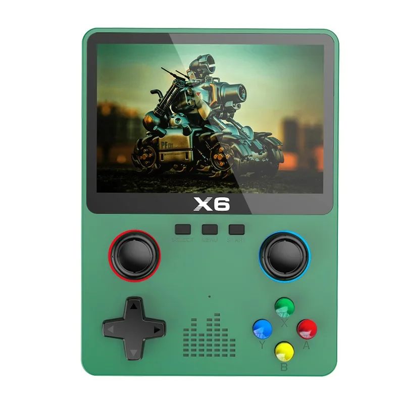 

Game Console Retro Video Console 3.5/4 IPS Screen Portable Handheld Game Player 10000+ Classic Games Children Gifts 32G X6