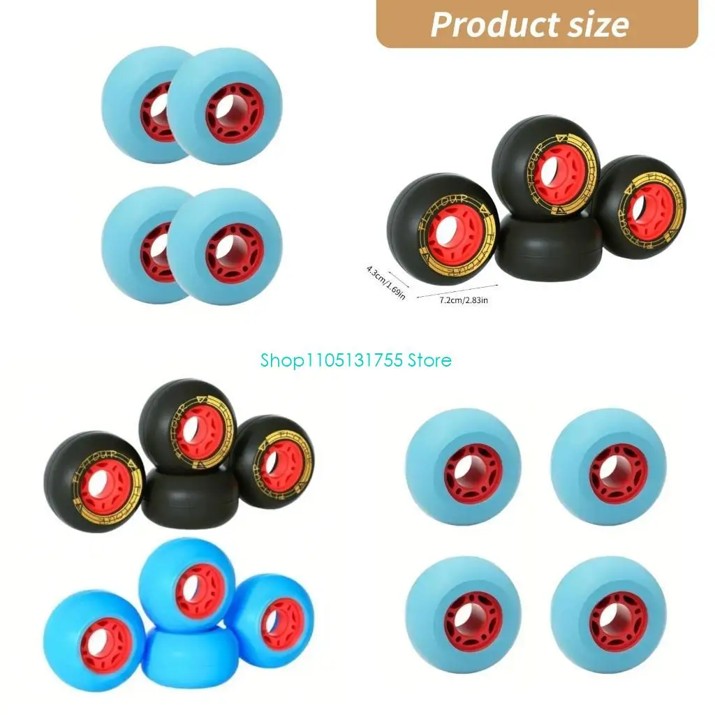 

K0EF 4 шт. Freeline Roller 82A PU колеса для дрифта износостойкие колеса для скейтборда аксессуары для скейтборда просты в