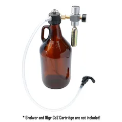 Growler Tap Kit Portable Growler Dispenser Homebrew Beer Kegging Equipment