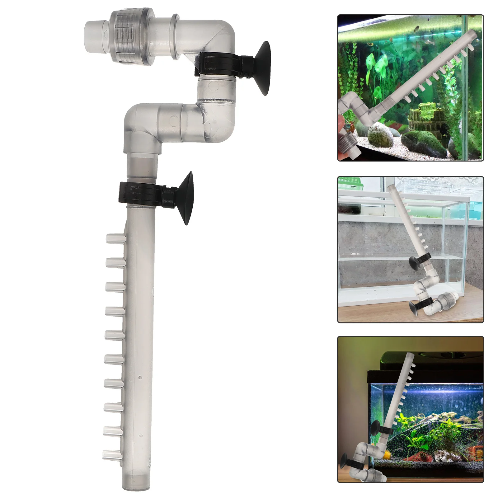 Aquarium Water Inflow Outflow Tube Fish Tank Filters Tube Aquarium Outlet Canister Inlet Outlet Aquarium Pump Accessories