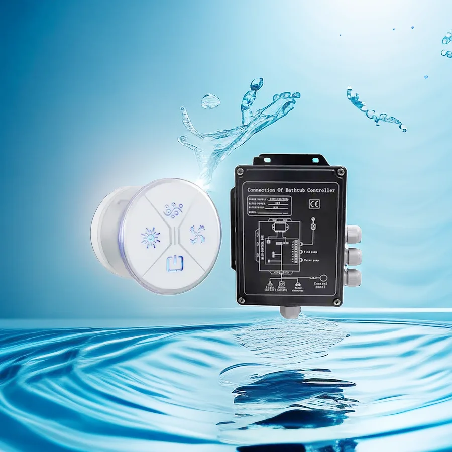 Panel de Control para Bañera de Hidromasaje CPW-04, Spa, Jacuzzi, Masaje con Burbujas de Aire