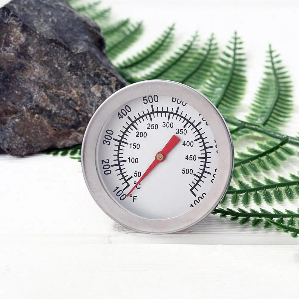 BBQ Gauge Built-in Lid Thermometer Replace for Weber Traveller Grills Charcoal Pit Wood Smoker Oven 100-800°F Barbecue Camping