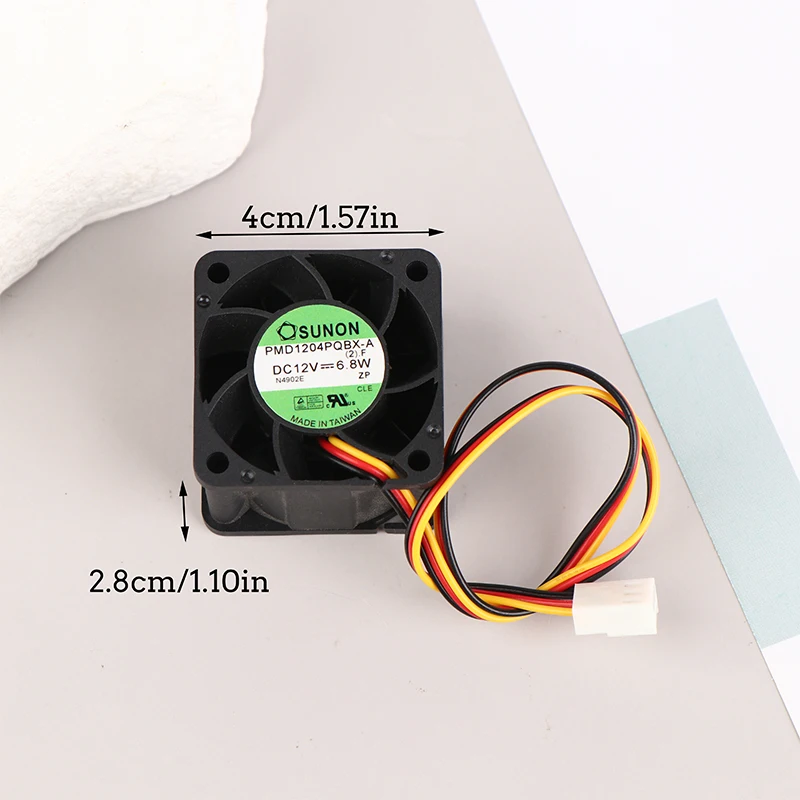 1 個 PMD1204PQBX-A 4 センチメートル 4028 12V 6.8 ワット高速ファン 40*40*28 ミリメートル 4028 ミュートスイッチ小型冷却ファン