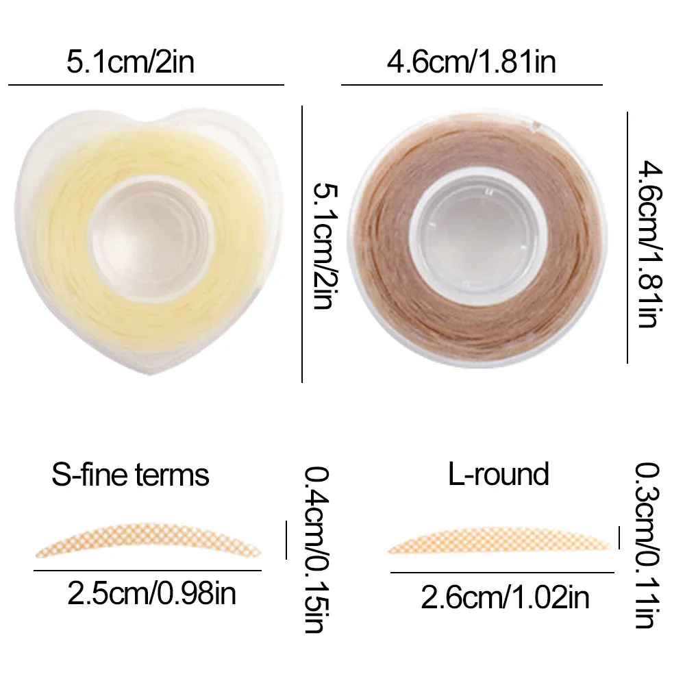 เทปติดตาสองชั้น 360 ชิ้น สติ๊กเกอร์ติดตาสองชั้นแบบใส ยกกระชับเปลือกตา ปิดตาตก แถบกาวในตัว อุปกรณ์แต่งหน้าสำหรับผู้หญิง