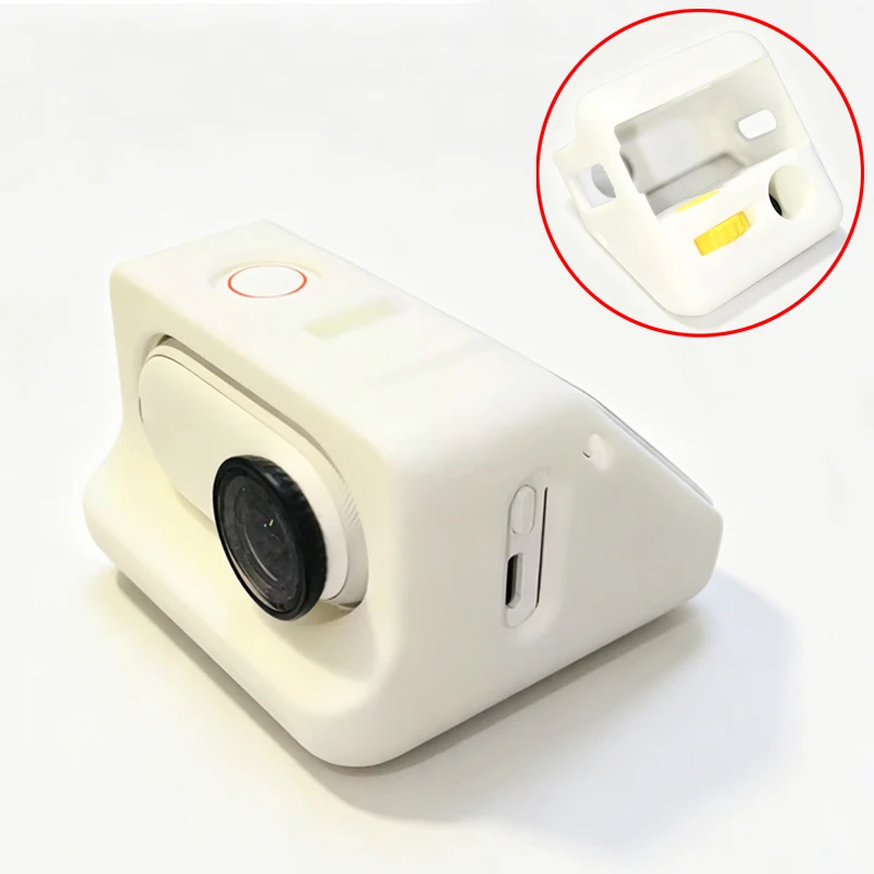 1PCS For Insta360 Go3/Go3S Action Camera Retro Polaroid-Style Case Creative Protective Shell Street Photography Mood Accessories