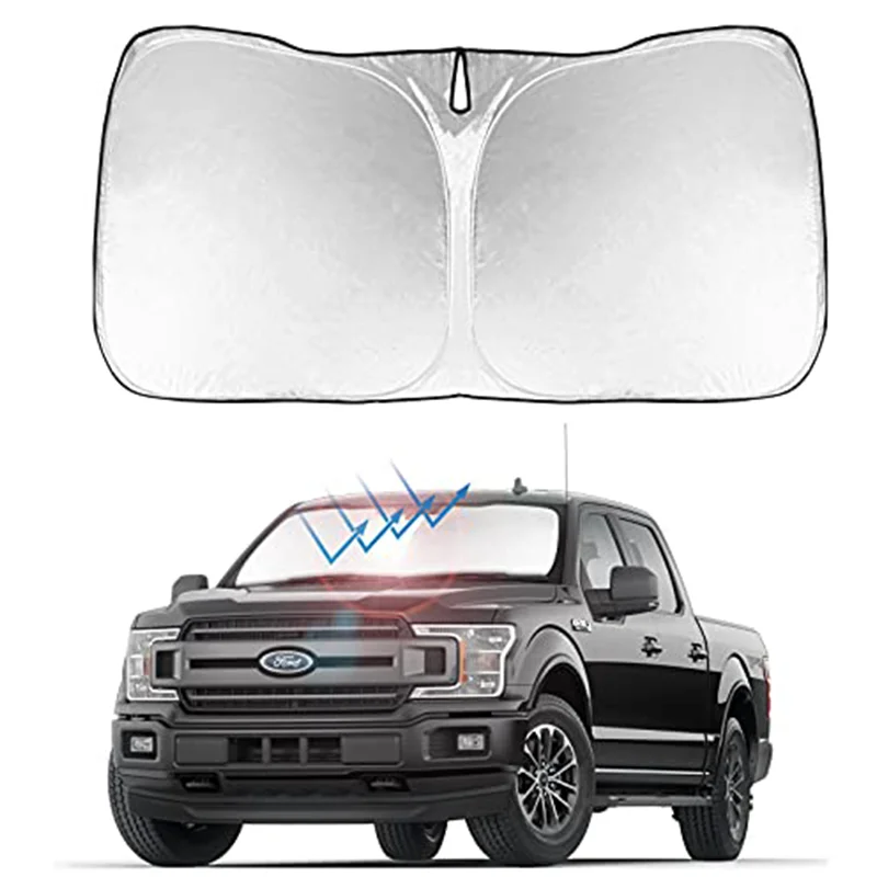 

Car Sunshade Foldable Protector Parasol Summer Sun Interior Windshield Protection Car Accessories for Ford Ranger T9 2024 2023