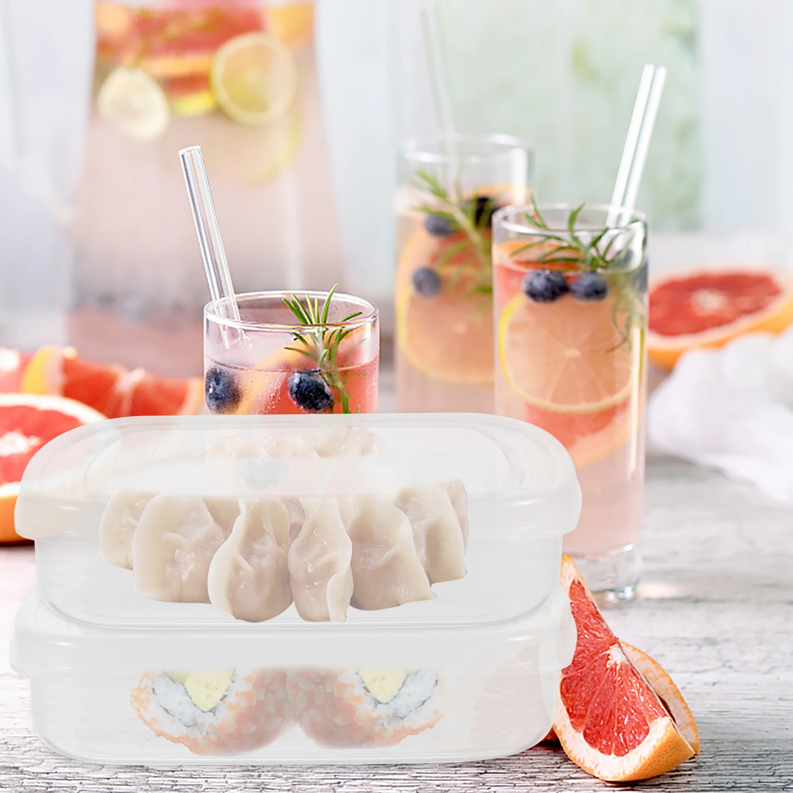 

2Pcs Cheese Storage Containers Fridge Keeper Food Grade PP Portable Kitchen Boxes For Slices Butter Preservation