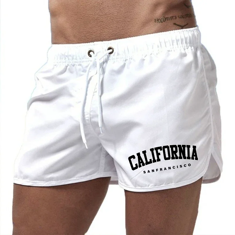 2026 Heißer Verkauf Herren California Strandshorts Hochwertige Männliche Sommer Casual Sport Boardshorts Fitness-Laufshorts – Detail 9