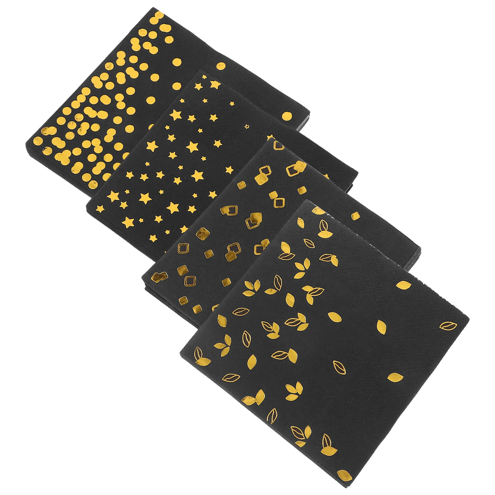 الذهب احباط المناديل الورقية الأبيض والذهبي أنيقة حفل زفاف وعيد ميلاد المتاح ضيف عشاء المناديل لينة ماصة الديكور