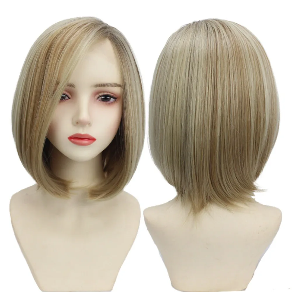 Tekken 8 Lena Cosplay Wig Face-framing Handmade Gradient Hair Lace Front