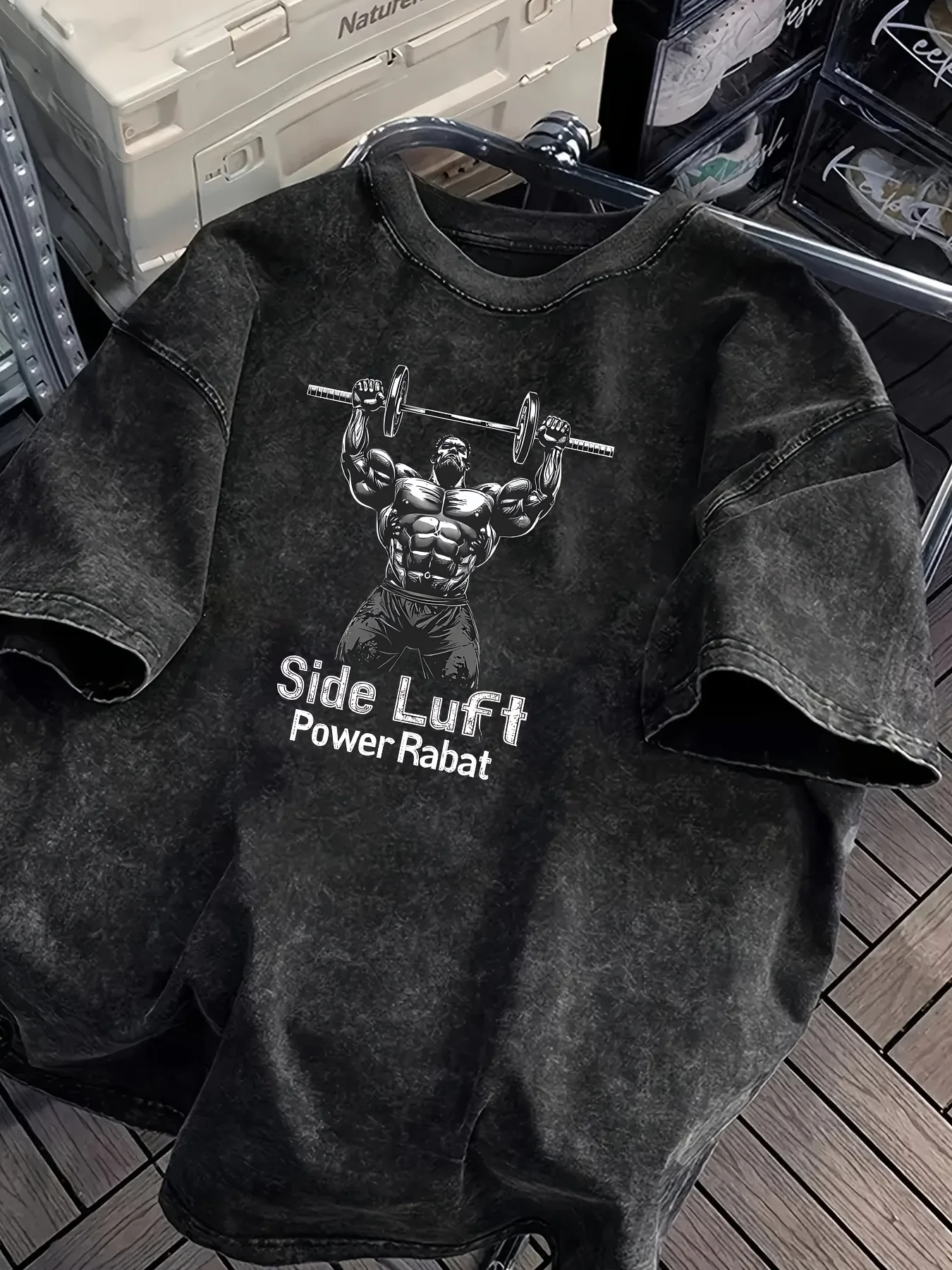 

Washed HipHop Letters Print 100% Cotton Men Woment T-shirt Summer Autumn Daily Outdoor Sports Casual Loose Street Short Sleeve