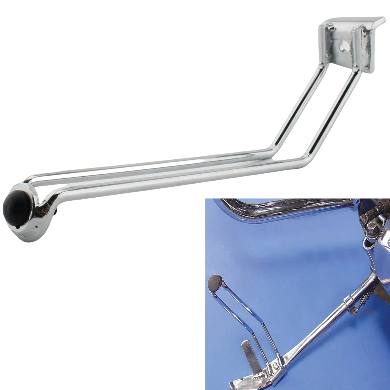 Motorcycle Foot Pedal Support Stand Kickstand Extension For Harley Davidson Touring 1984-2008 Softail 1986-2006