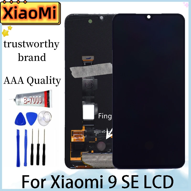 tested 5.97\'\' For Xiaomi MI 9 SE Mi9 Se LCD Display Screen With Frame+Touch Screen Digitizer Replacement For MI 9Se Display