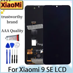 tested 5.97'' For Xiaomi MI 9 SE Mi9 Se LCD Display Screen With Frame+Touch Screen Digitizer Replacement For MI 9Se Display