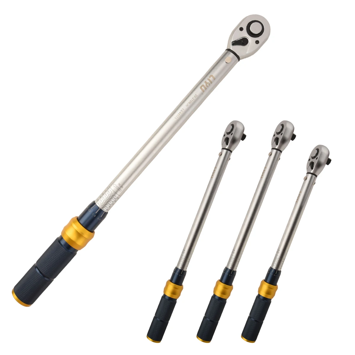 

1/4" & 1/2" Drive Preset Torque Wrench Set, 72-Tooth High Precision Torque Wrench, Adjustable Socket Wrench for Car Bike Repair